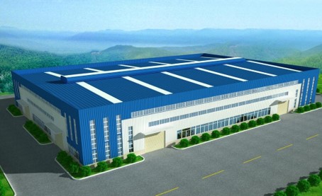 鋼構(gòu)廠房搭建地板刷漆，水電安裝